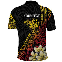 Personalized Papua New Guinea Polo Shirt Kundu Drum Carving Motifs LT7 - Polynesian Pride