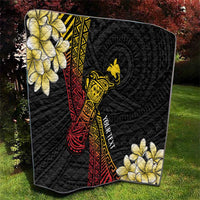 Personalized Papua New Guinea Quilt Kundu Drum Carving Motifs