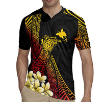 Personalized Papua New Guinea Rugby Jersey Kundu Drum Carving Motifs