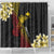 Personalized Papua New Guinea Shower Curtain Kundu Drum Carving Motifs