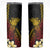Personalized Papua New Guinea Skinny Tumbler Kundu Drum Carving Motifs