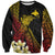 Personalized Papua New Guinea Sweatshirt Kundu Drum Carving Motifs