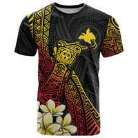 Personalized Papua New Guinea T Shirt Kundu Drum Carving Motifs