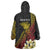 Personalized Papua New Guinea Wearable Blanket Hoodie Kundu Drum Carving Motifs