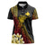 Personalized Papua New Guinea Women Polo Shirt Kundu Drum Carving Motifs