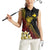 Personalized Papua New Guinea Women Sleeveless Polo Shirt Kundu Drum Carving Motifs