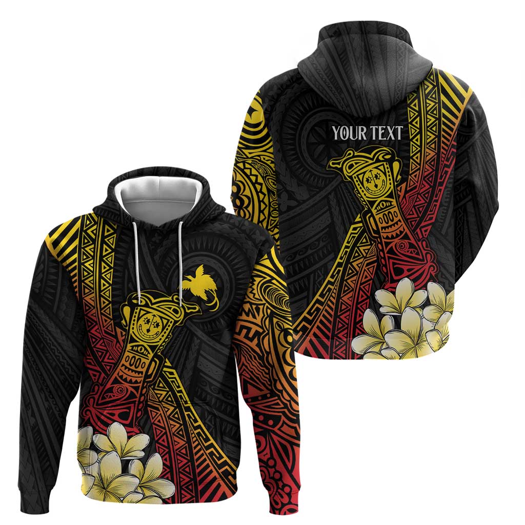 Personalized Papua New Guinea Zip Hoodie Kundu Drum Carving Motifs