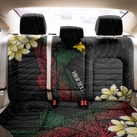 Personalized Papua New Guinea Back Car Seat Cover Kundu Drum Motifs - Sepik Colors