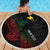 Personalized Papua New Guinea Beach Blanket Kundu Drum Motifs - Sepik Colors