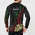 Personalized Papua New Guinea Button Sweatshirt Kundu Drum Motifs - Sepik Colors