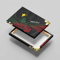 Personalized Papua New Guinea Canvas Wall Art Kundu Drum Motifs - Sepik Colors