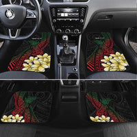 Personalized Papua New Guinea Car Mats Kundu Drum Motifs - Sepik Colors