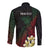 Personalized Papua New Guinea Long Sleeve Button Shirt Kundu Drum Motifs - Sepik Colors