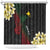 Personalized Papua New Guinea Shower Curtain Kundu Drum Motifs - Sepik Colors