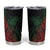 Personalized Papua New Guinea Tumbler Cup Kundu Drum Motifs - Sepik Colors