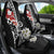 Bula Fiji Tagimaucia Mix Plumeria Masi Tapa Car Seat Cover Black