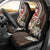 Bula Fiji Tagimaucia Mix Plumeria Masi Tapa Car Seat Cover Brown