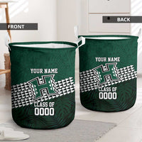 Hawaii Rainbow Warriors Alumni Custom Laundry Basket Kanaka Arrows Tropical Vibes