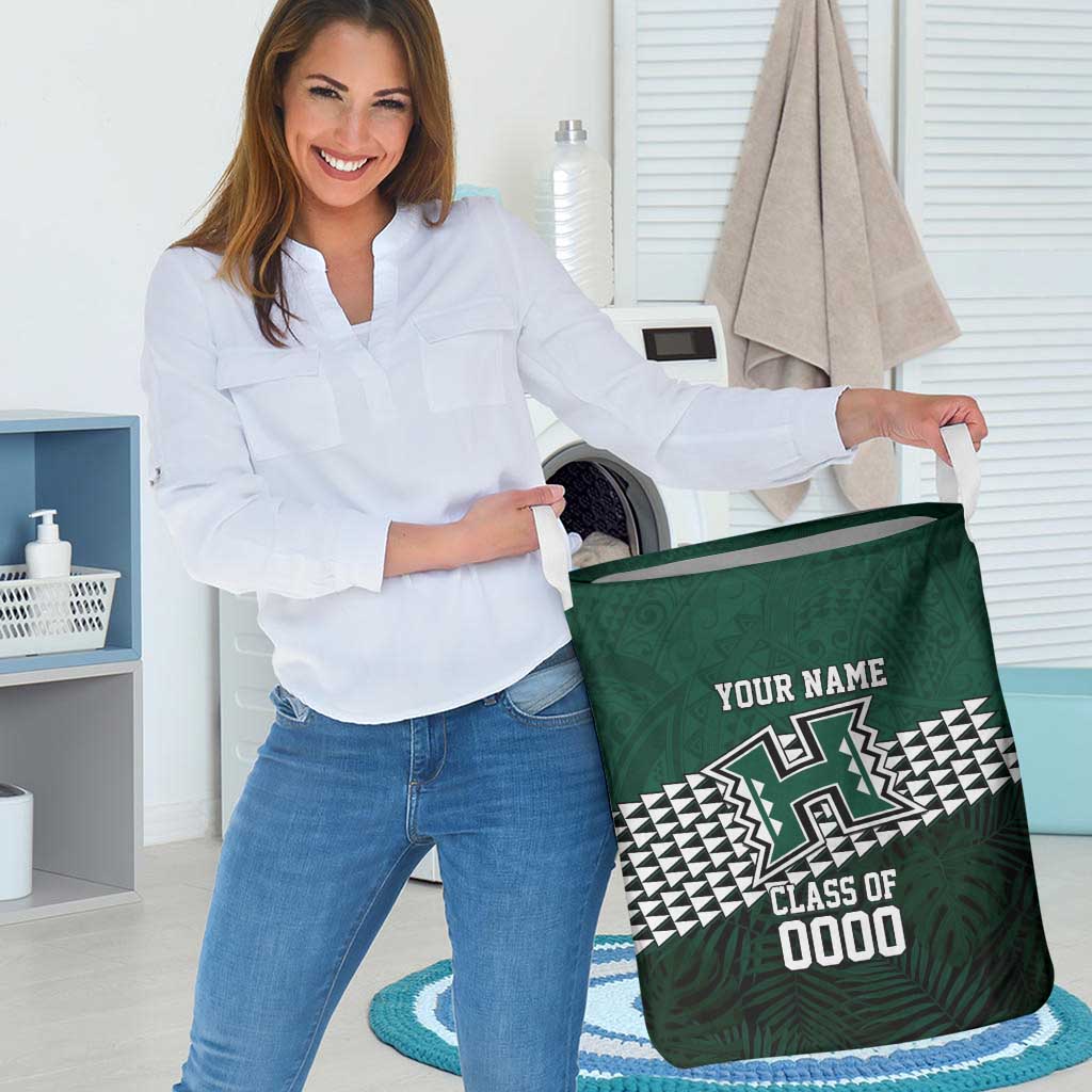 Hawaii Rainbow Warriors Alumni Custom Laundry Basket Kanaka Arrows Tropical Vibes