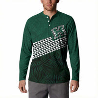 Hawaii Rainbow Warriors Alumni Custom Button Sweatshirt Kanaka Arrows Tropical Vibes LT7 - Polynesian Pride