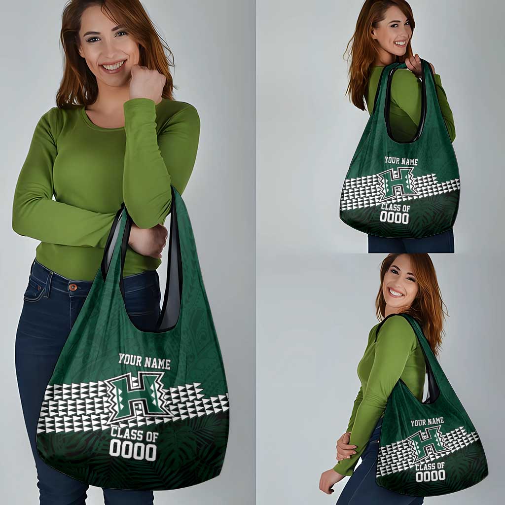 Hawaii Rainbow Warriors Alumni Custom Grocery Bag Kanaka Arrows Tropical Vibes