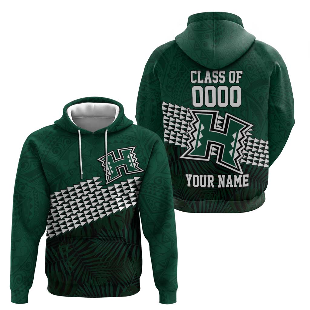 Hawaii Rainbow Warriors Alumni Custom Hoodie Kanaka Arrows Tropical Vibes