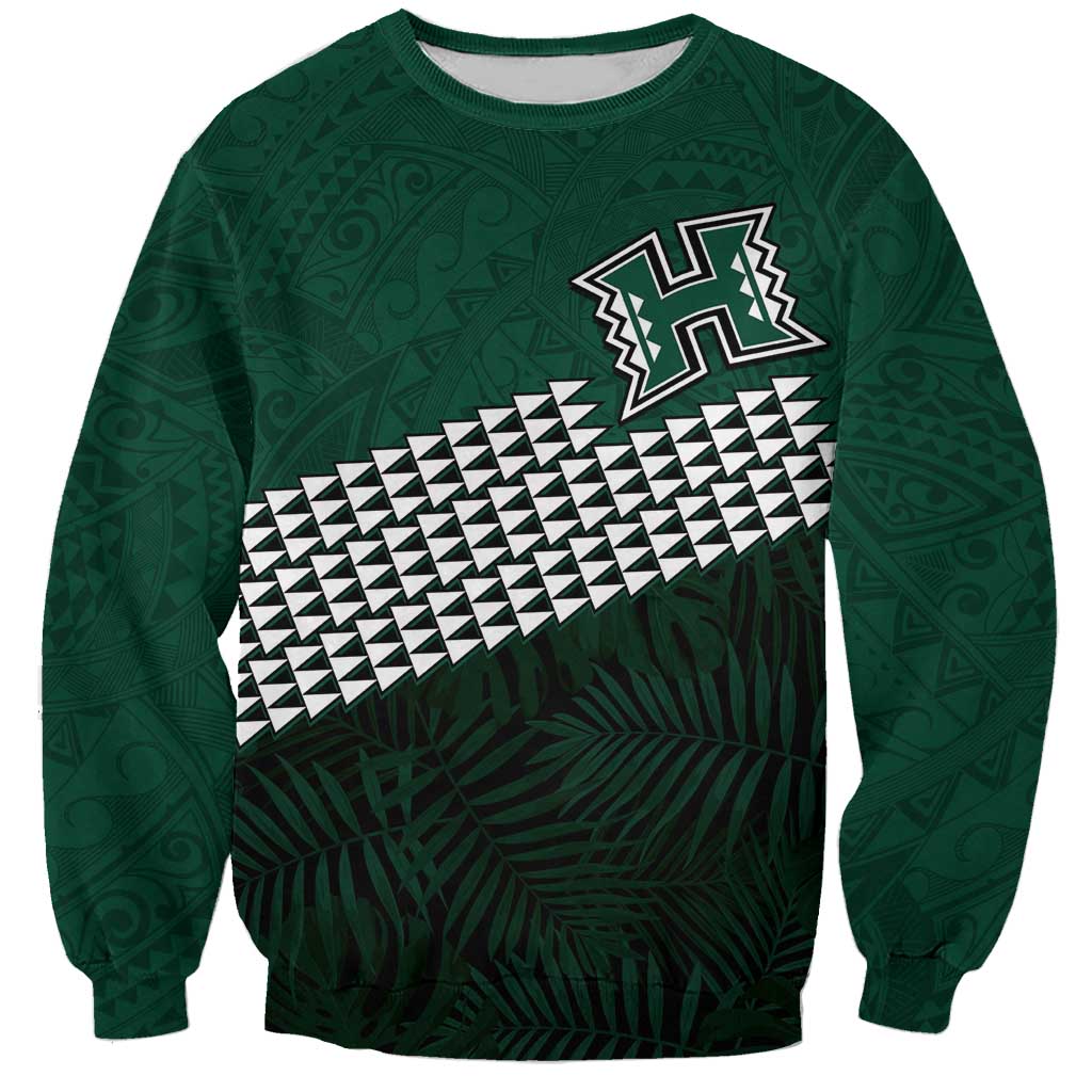 Hawaii Rainbow Warriors Alumni Custom Sweatshirt Kanaka Arrows Tropical Vibes