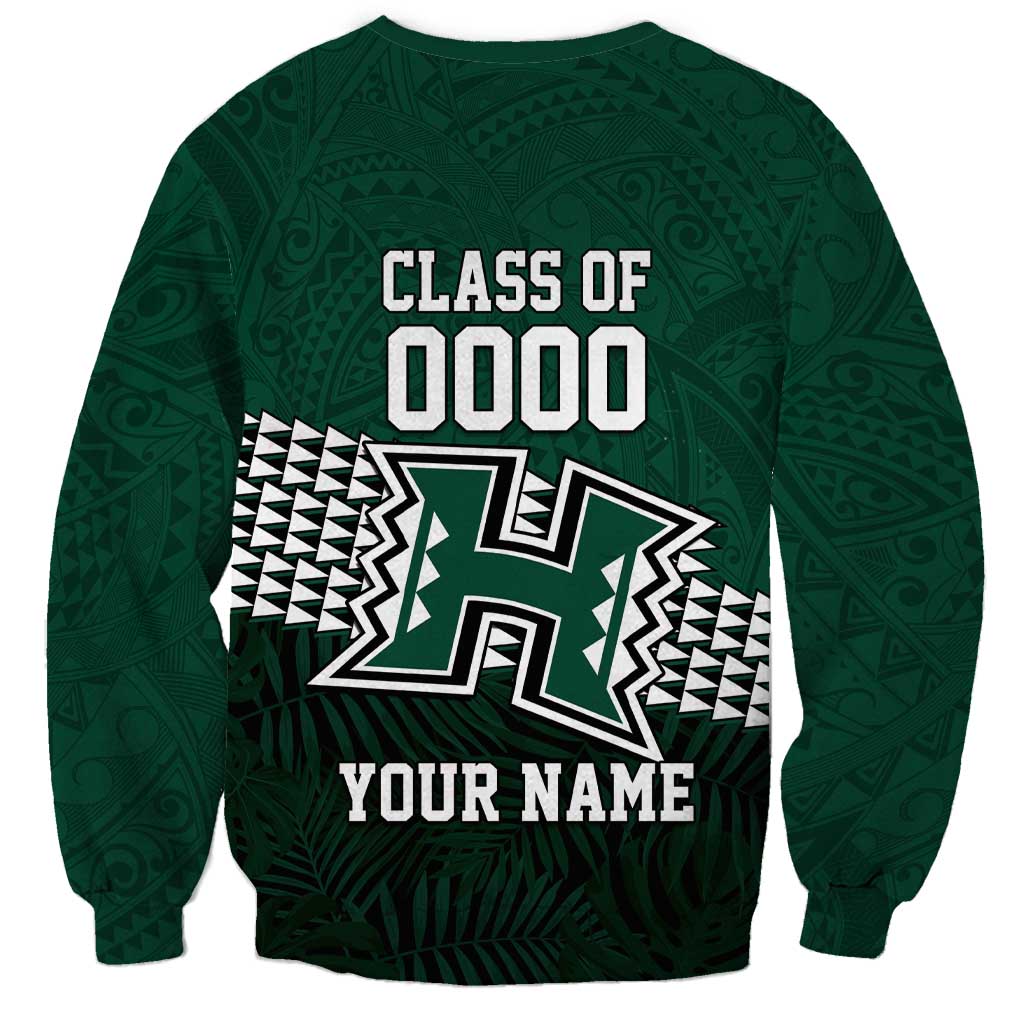 Hawaii Rainbow Warriors Alumni Custom Sweatshirt Kanaka Arrows Tropical Vibes