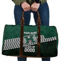 Hawaii Rainbow Warriors Alumni Custom Travel Bag Kanaka Arrows Tropical Vibes LT7 Green - Polynesian Pride