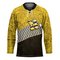 Hawaii Nanakuli High Alumni Custom Hockey Jersey Kanaka Arrows Tropical Vibes