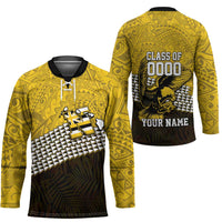Hawaii Nanakuli High Alumni Custom Hockey Jersey Kanaka Arrows Tropical Vibes