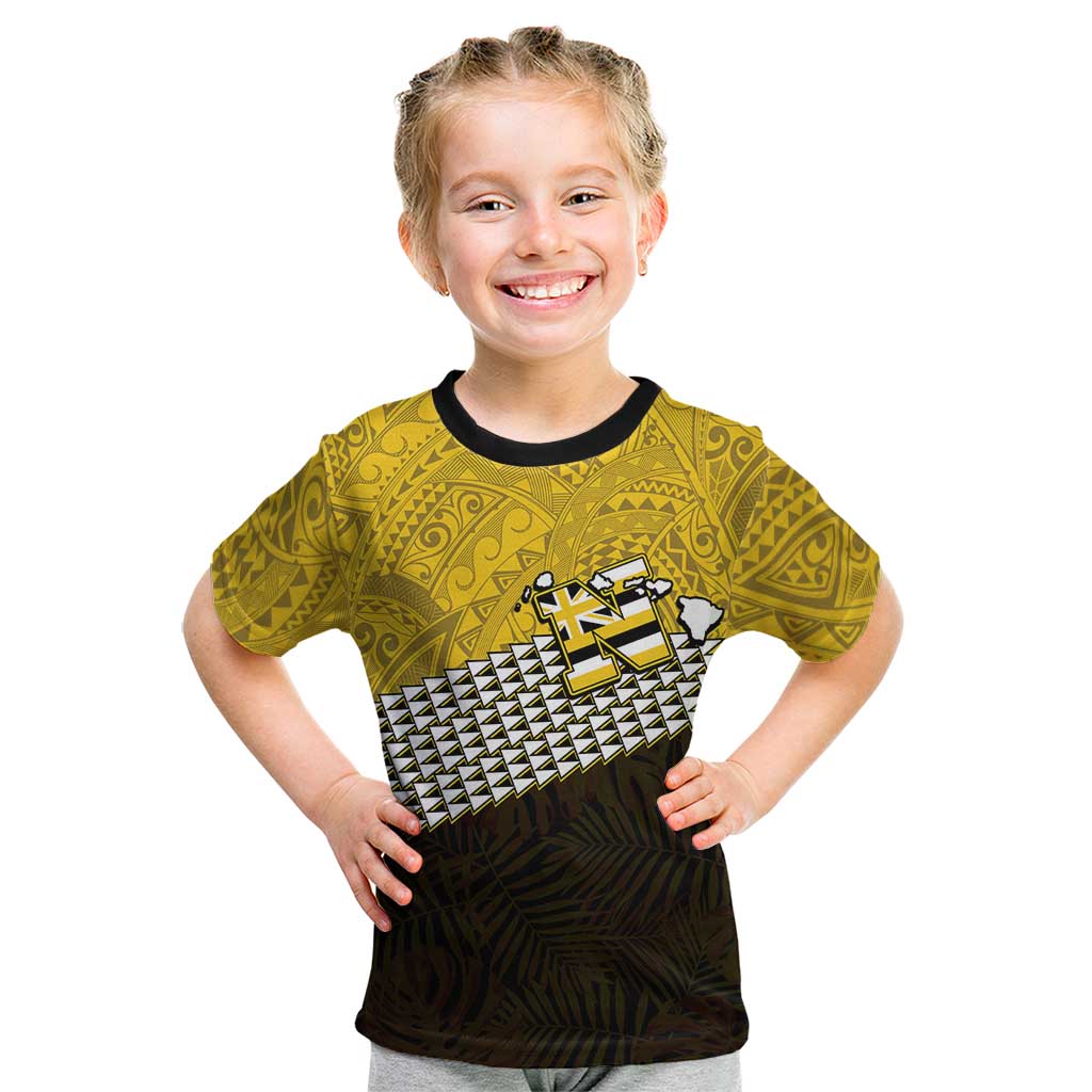 Hawaii Nanakuli High Alumni Custom Kid T Shirt Kanaka Arrows Tropical Vibes