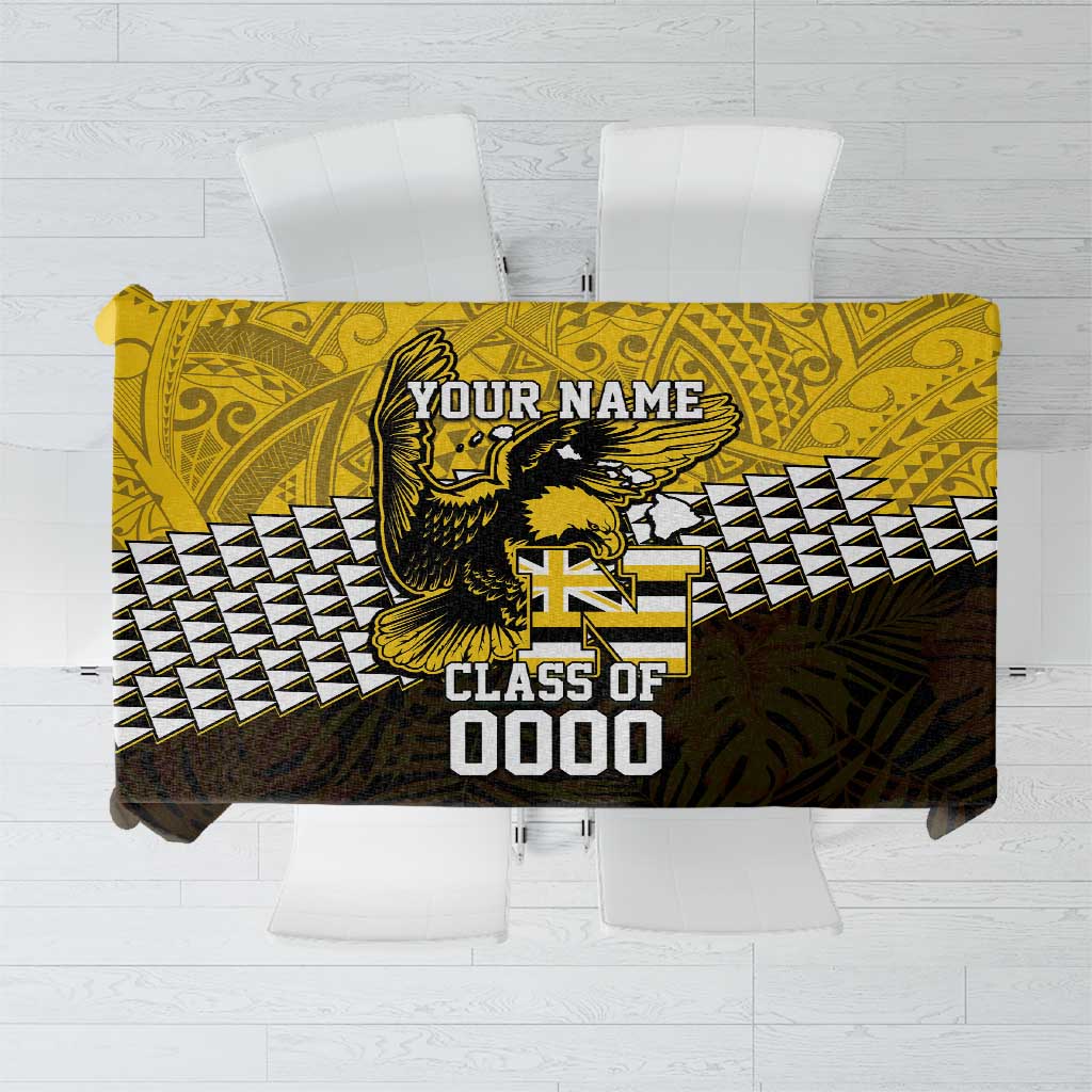 Hawaii Nanakuli High Alumni Custom Tablecloth Kanaka Arrows Tropical Vibes