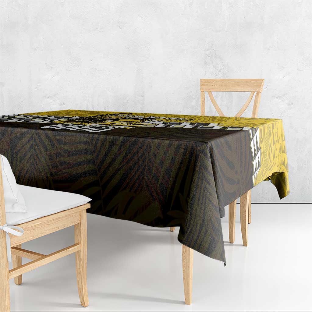 Hawaii Nanakuli High Alumni Custom Tablecloth Kanaka Arrows Tropical Vibes