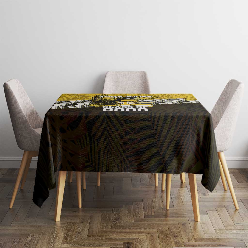 Hawaii Nanakuli High Alumni Custom Tablecloth Kanaka Arrows Tropical Vibes
