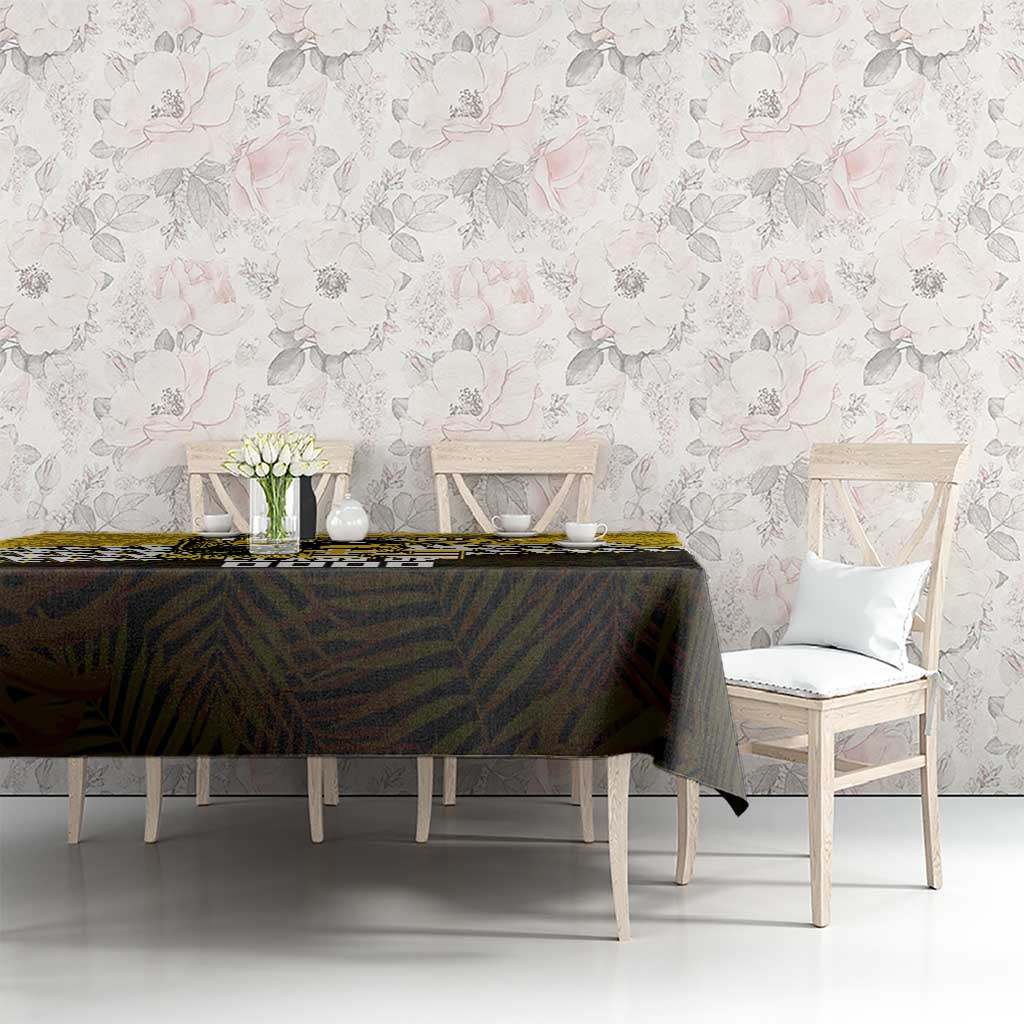 Hawaii Nanakuli High Alumni Custom Tablecloth Kanaka Arrows Tropical Vibes