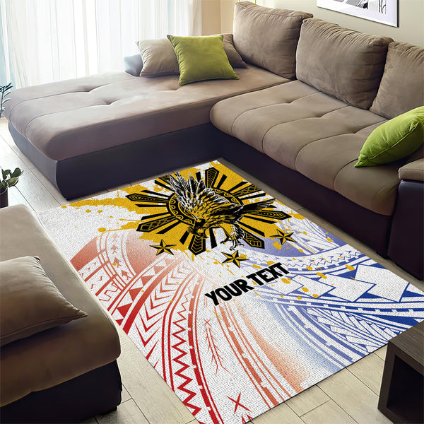 Philippines Independence Day Area Rug Eagle Mix Filipino Flag Tribal ...