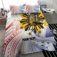 Philippines Independence Day Bedding Set Eagle Mix Filipino Flag Tribal Style