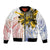 Philippines Independence Day Bomber Jacket Eagle Mix Filipino Flag Tribal Style