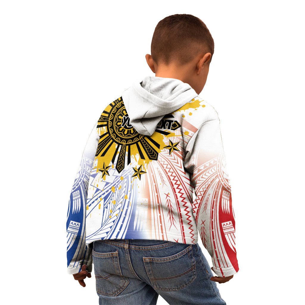Philippines Independence Day Kid Hoodie Eagle Mix Filipino Flag Tribal Style