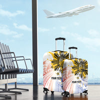 Philippines Independence Day Luggage Cover Eagle Mix Filipino Flag Tribal Style