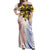 Philippines Independence Day Off Shoulder Maxi Dress Eagle Mix Filipino Flag Tribal Style