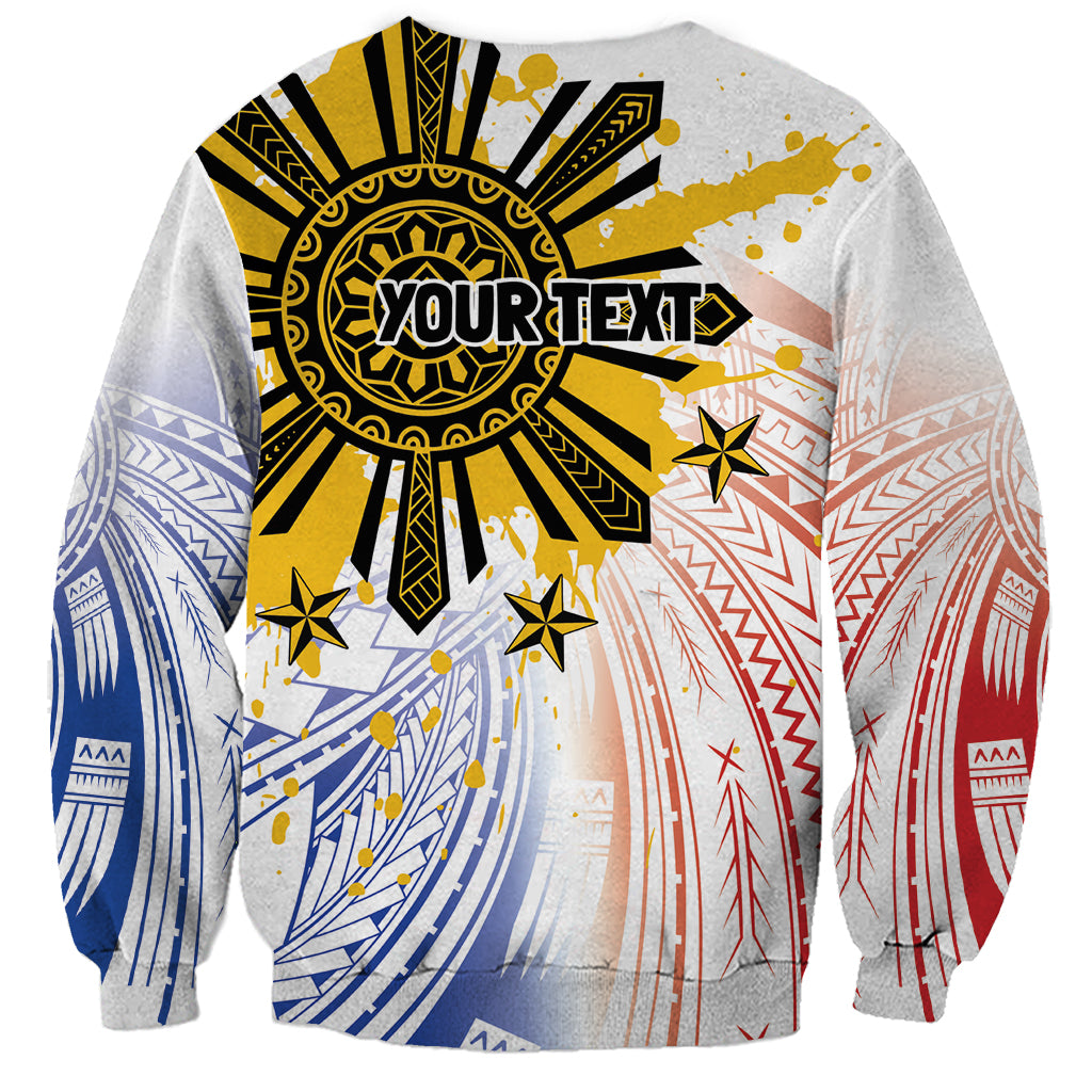 Philippines Independence Day Sweatshirt Eagle Mix Filipino Flag Tribal Style