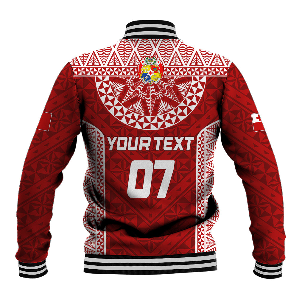 Personalised Tonga Rugby Baseball Jacket Mate Ma'a Tonga Champions LT7 - Polynesian Pride