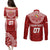 Personalised Tonga Rugby Couples Matching Puletasi Dress and Long Sleeve Button Shirts Mate Ma'a Tonga Champions LT7 - Polynesian Pride
