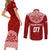 Personalised Tonga Rugby Couples Matching Short Sleeve Bodycon Dress and Long Sleeve Button Shirts Mate Ma'a Tonga Champions LT7 - Polynesian Pride