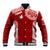Personalised Tonga Rugby Baseball Jacket Ikale Tahi Champions World Cup 2023 LT7 Unisex Red - Polynesian Pride