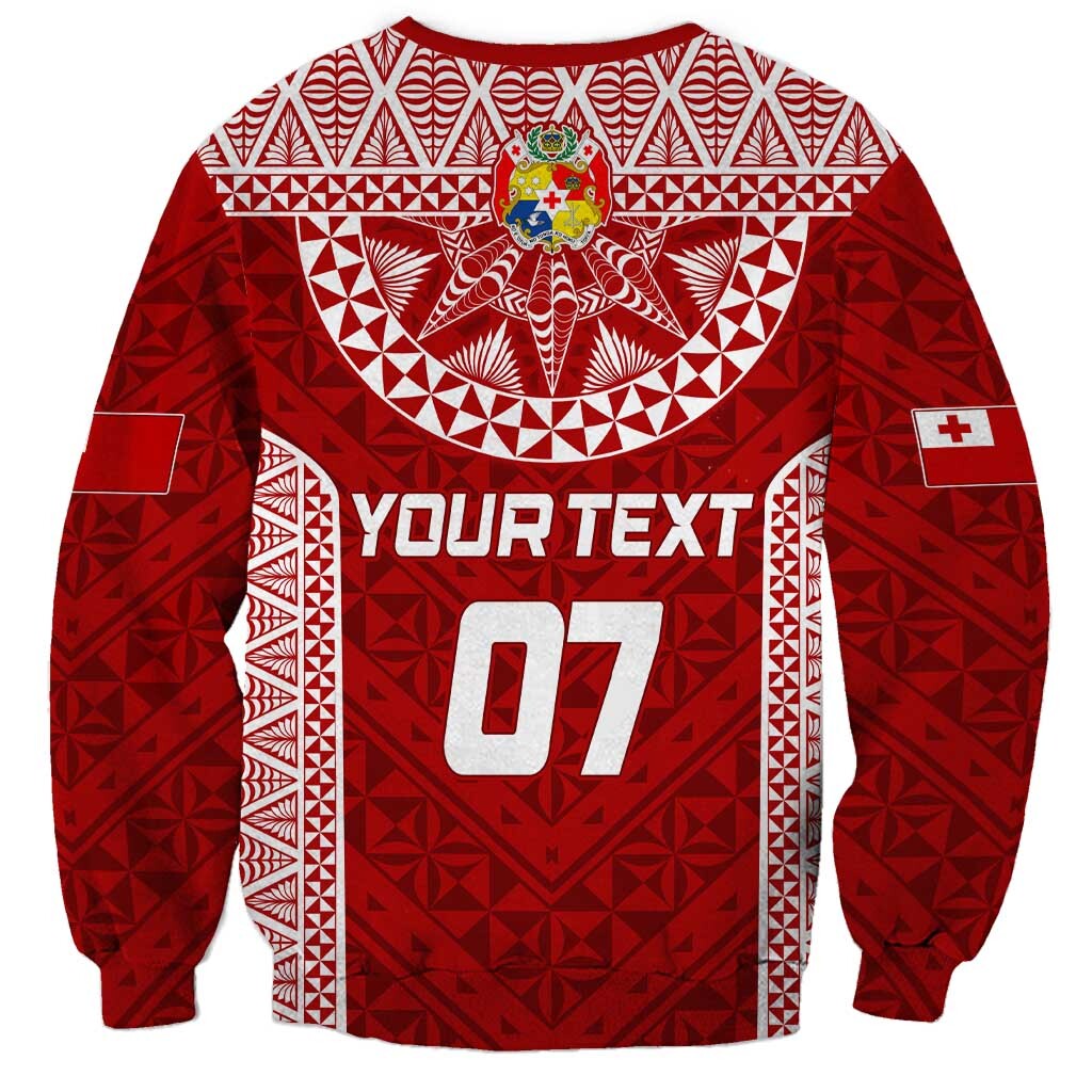 Personalised Tonga Rugby Sweatshirt Ikale Tahi Champions World Cup 2023 LT7 - Polynesian Pride