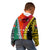 Personalised Papua New Guinea Mix Penama Kid Hoodie Tribal Patterns Half-Half Style LT7 - Polynesian Pride