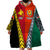 Personalised Papua New Guinea Mix Penama Wearable Blanket Hoodie Tribal Patterns Half-Half Style LT7 - Polynesian Pride